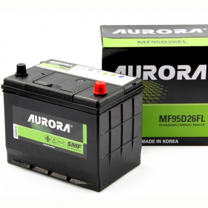 Аккумулятор автомобильный AURORA JIS MF95D26FL...