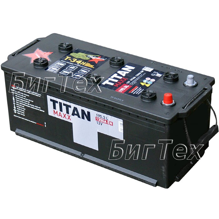 Аккумулятор Titan Maxx 6СТ-190.3 L 190 Ач