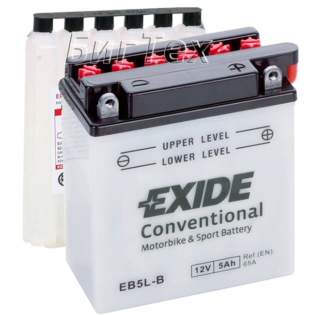 Мото аккумулятор EXIDE EB5L-B 5 Ач