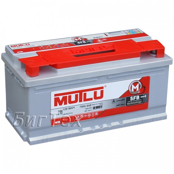 Аккумулятор автомобильный MUTLU SFB M2, 90 Ah...