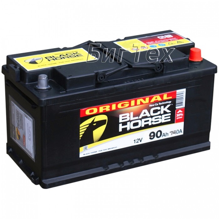 Аккумулятор автомобильный BLACK HORSE 90 Ah