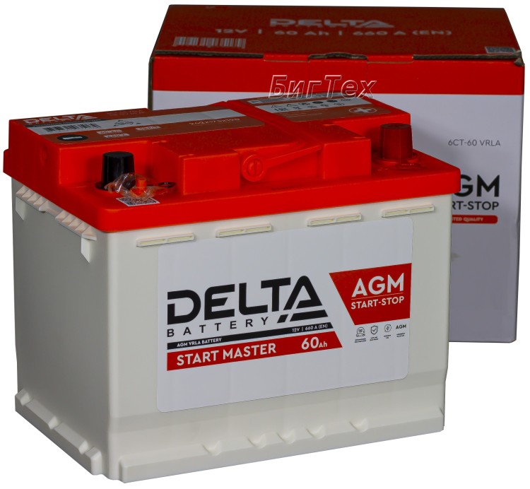 Аккумулятор автомобильный DELTA AGM START...