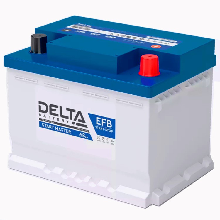 Аккумулятор автомобильный DELTA EFB START...