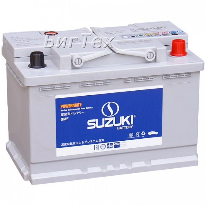 Аккумулятор автомобильный SUZUKI SMF57220 72Ah
