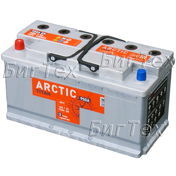 Аккумулятор автомобильный TITAN ARCTIC 100 Aч