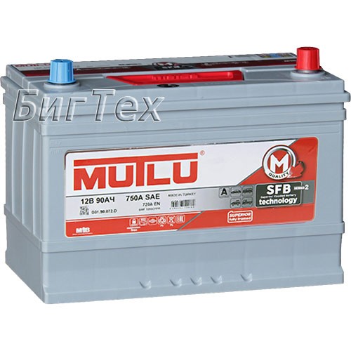Аккумулятор автомобильный MUTLU SFB M2 105D31FL...