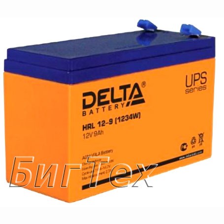 Аккумулятор Delta HRL12-9 (1234W) , 9 А/ч