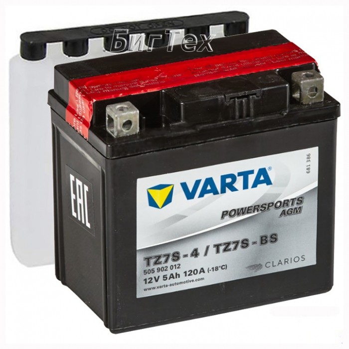 Мото аккумулятор VARTA Powersports AGM TZ7S-BS...