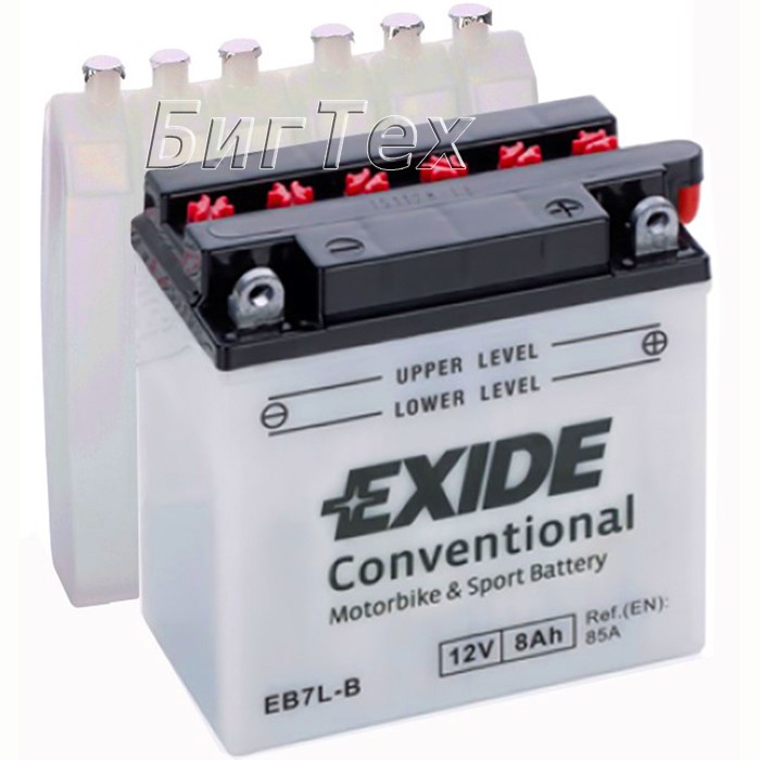 Мото аккумулятор EXIDE EB7L-B 8 Ач