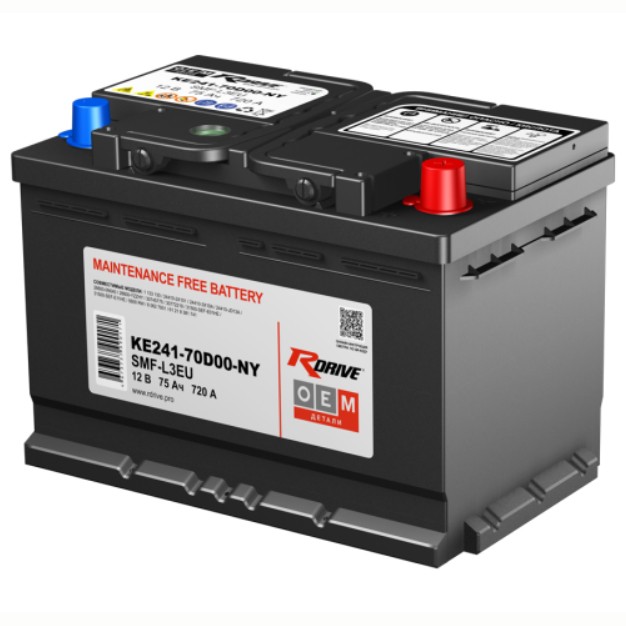 Аккумулятор автомобильный RDrive OEM...