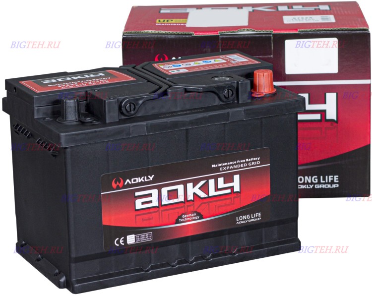 Аккумулятор автомобильный AOKLY 75Ач 650А 57524...