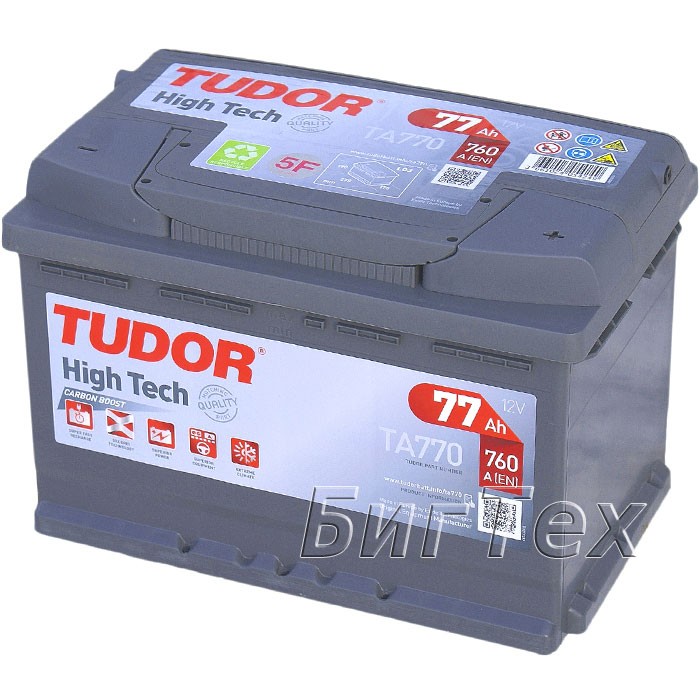 Аккумулятор автомобильный Tudor High-Tech 77...