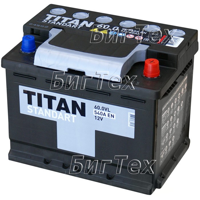 Аккумулятор автомобильный TITAN STANDART 60 Ач