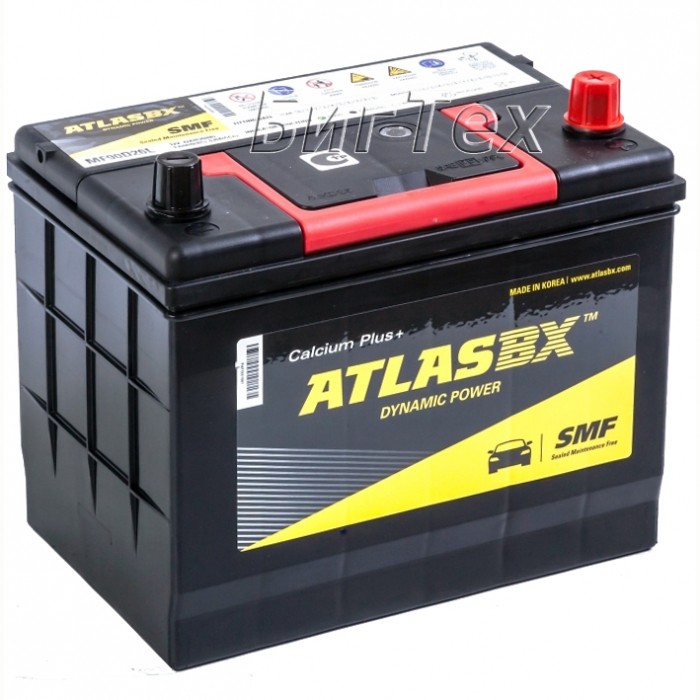 Аккумулятор автомобильный ATLAS MF90D26L 72Ah