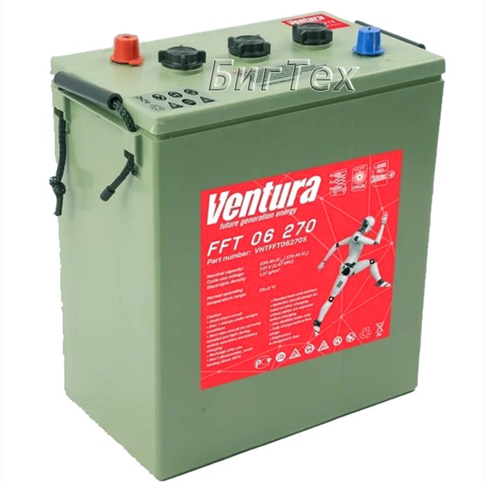 Аккумулятор тяговый Ventura FFT 06 270 330 Ач...
