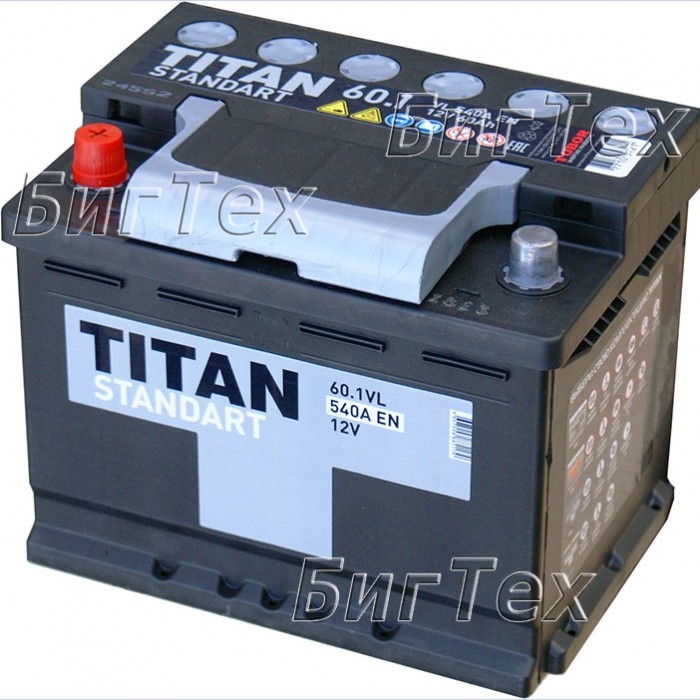 Аккумулятор автомобильный TITAN STANDART 60Ач