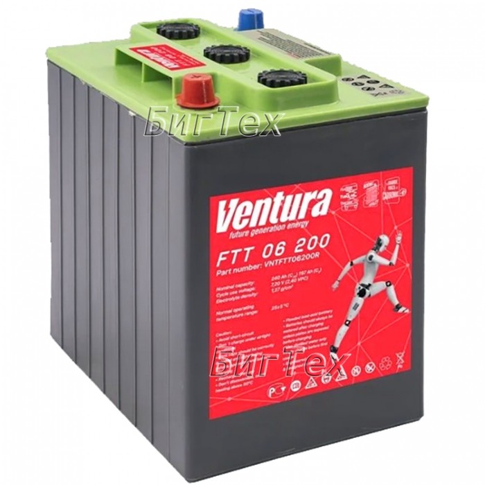 Аккумулятор тяговый Ventura FTT 06 200 247Ah (6...