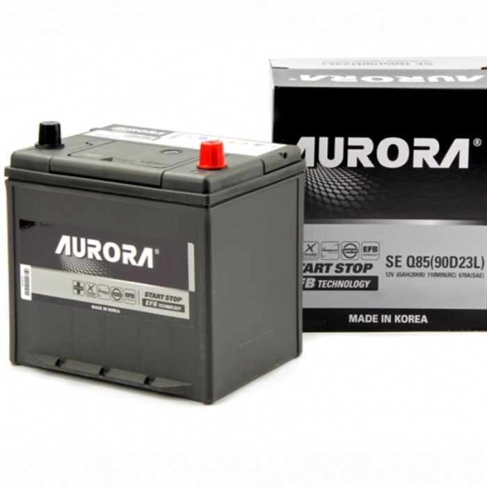 Аккумулятор автомобильный AURORA JIS EFB Q85...