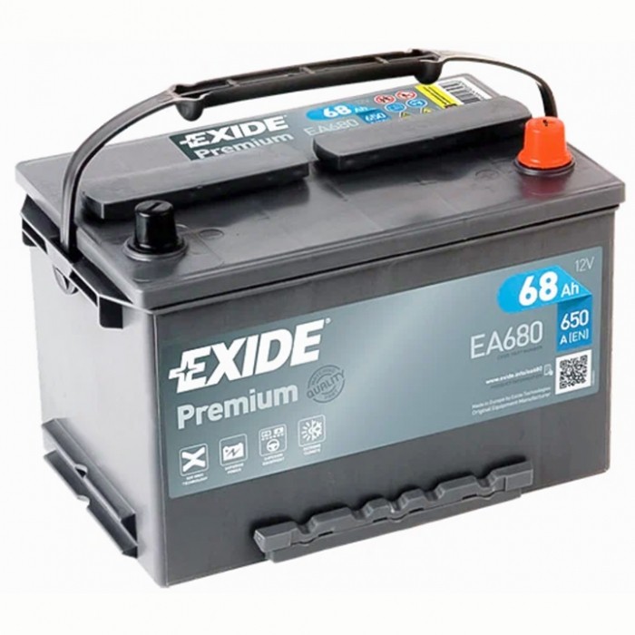 Аккумулятор автомобильный Exide Premium EA680...