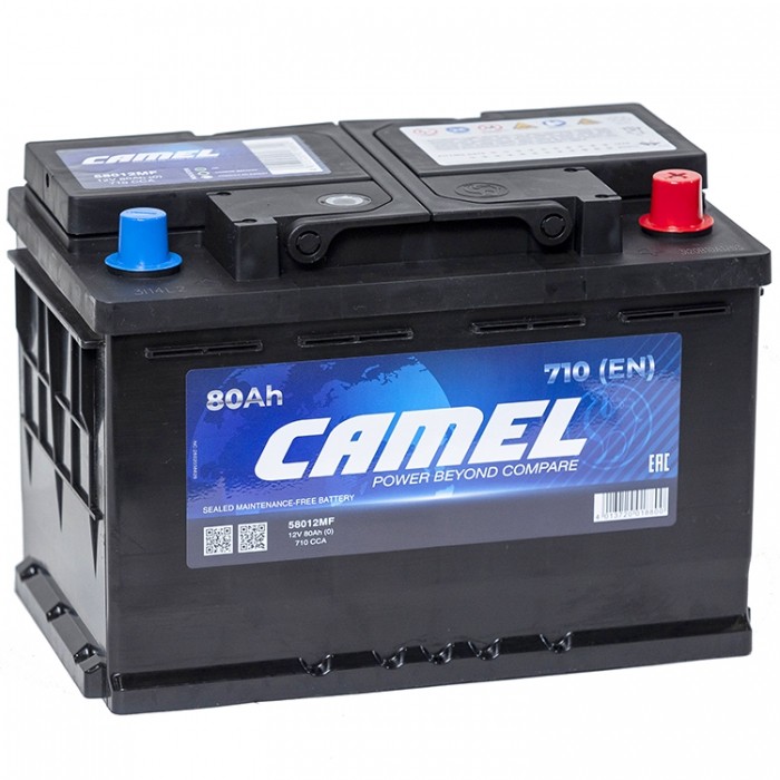 Аккумулятор автомобильный CAMEL 58012MF L3 81Ah...