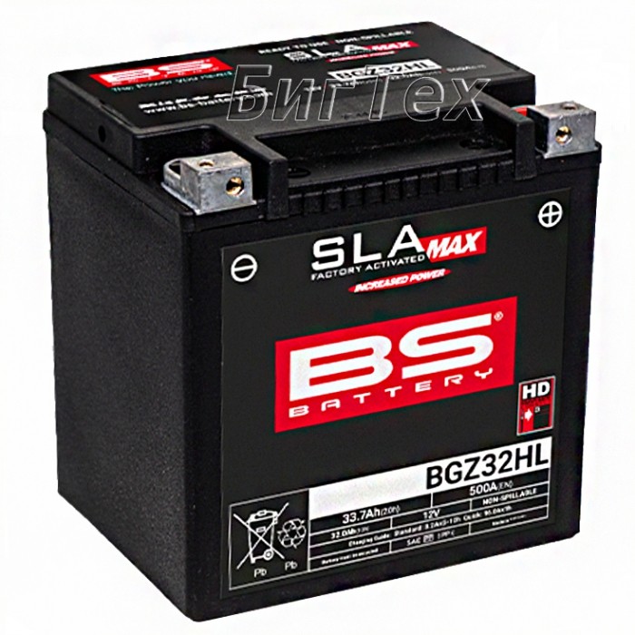 Мото аккумулятор BS BGZ32HL SLA MAX 33.7 Ач...