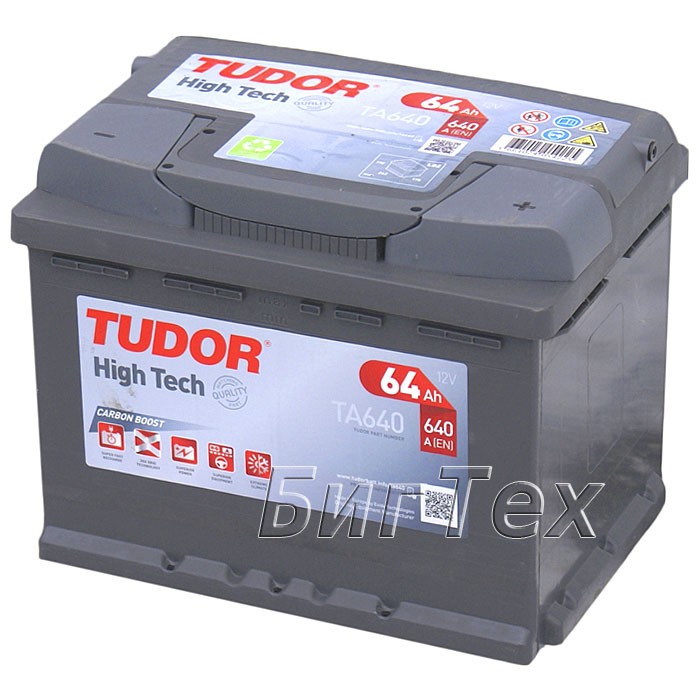 Аккумулятор автомобильный Tudor High-Tech 64...