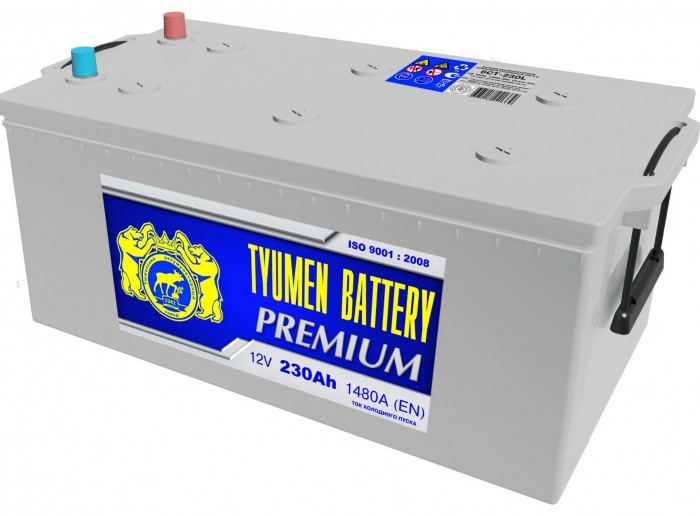 Аккумулятор грузовой Tyumen Premium 230 Ач
