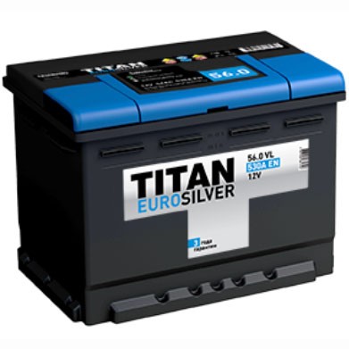 Аккумулятор автомобильный TITAN EURO SILVER 65Ah