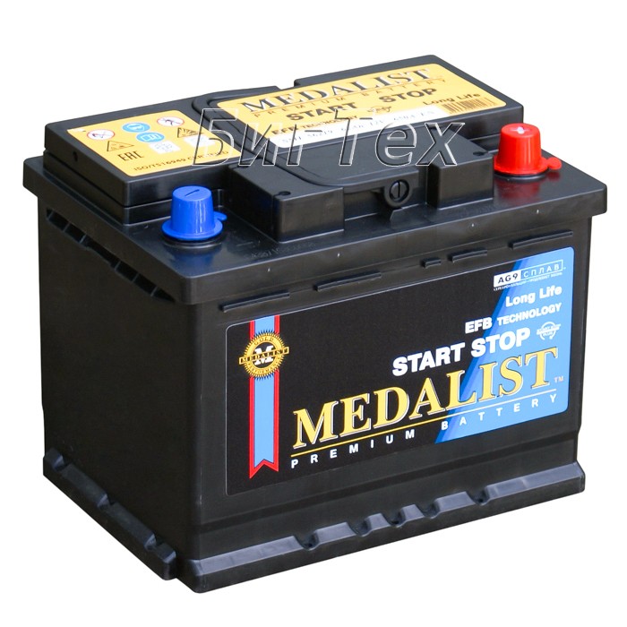 Аккумулятор автомобильный Medalist EFB 56219...