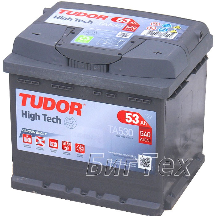 Аккумулятор автомобильный Tudor High-Tech 53...