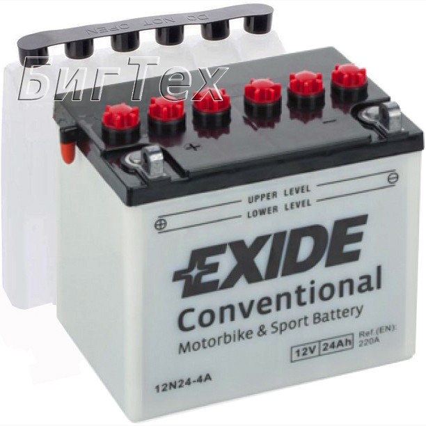 Мото аккумулятор Exide 12N24-4A, 24 Ач
