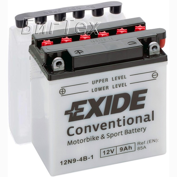 Мото аккумулятор EXIDE 12N9-4B 9 Ач