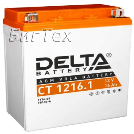 Мото аккумулятор DELTA CT 1216.1 AGM (YTX16-BS)...