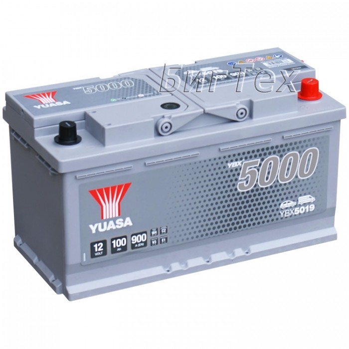 Аккумулятор автомобильный YUASA YBX5019 Silver...
