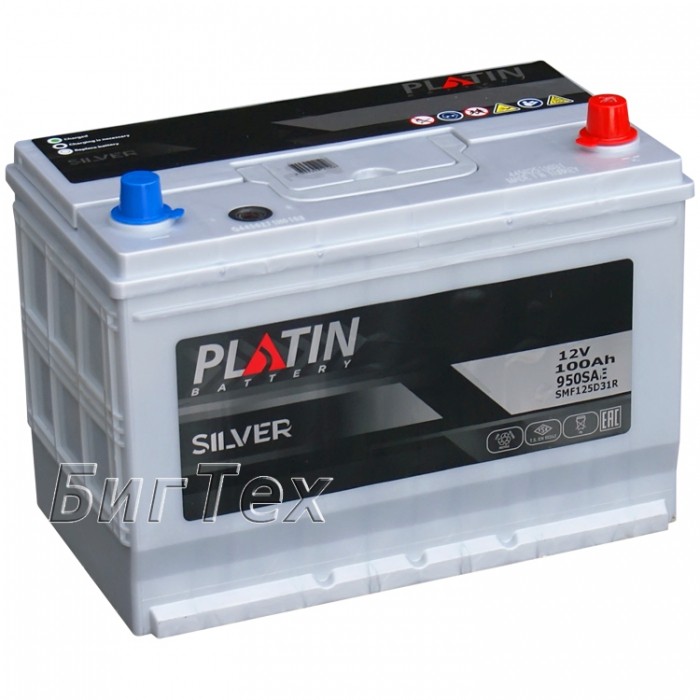 Аккумулятор автомобильный PLATIN SILVER ASIA...