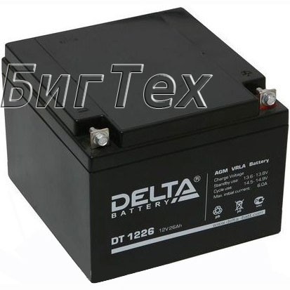 Аккумулятор Delta DT 1226, 26 А/ч