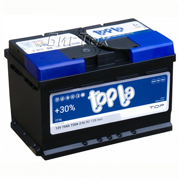 Аккумулятор автомобильный Topla Top 75 Ач