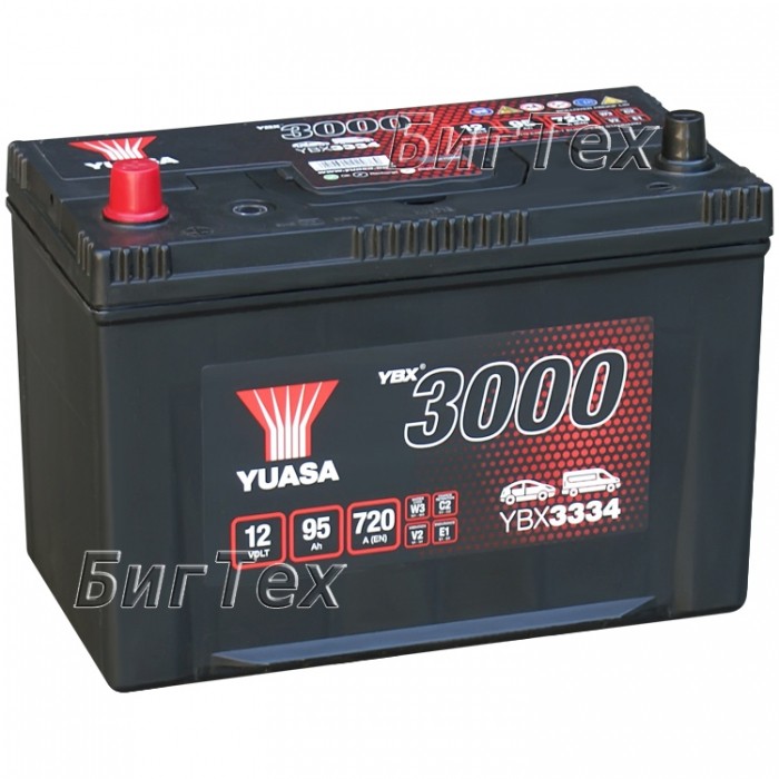 Аккумулятор автомобильный YUASA YBX3334 ASIA...