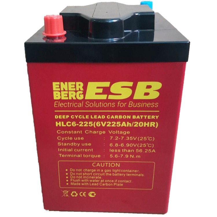 Аккумулятор тяговый ESB HLC6-225 CARBON 225 Ач...