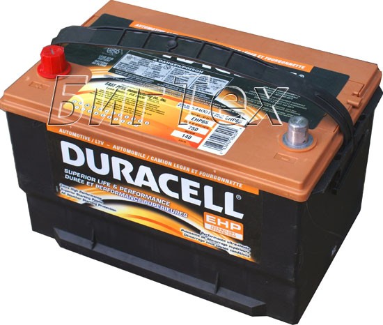 Аккумулятор автомобильный Duracell EHP65, 80 А/ч
