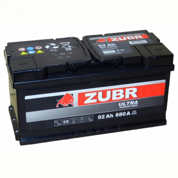 Аккумулятор автомобильный ZUBR ULTRA ZU920 92 Ач