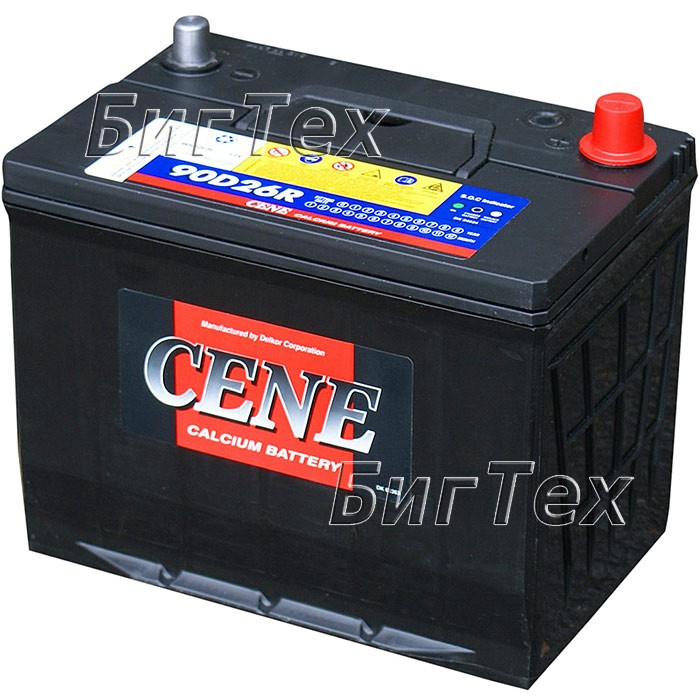 Аккумулятор автомобильный Cene 90D26R 80 Ач
