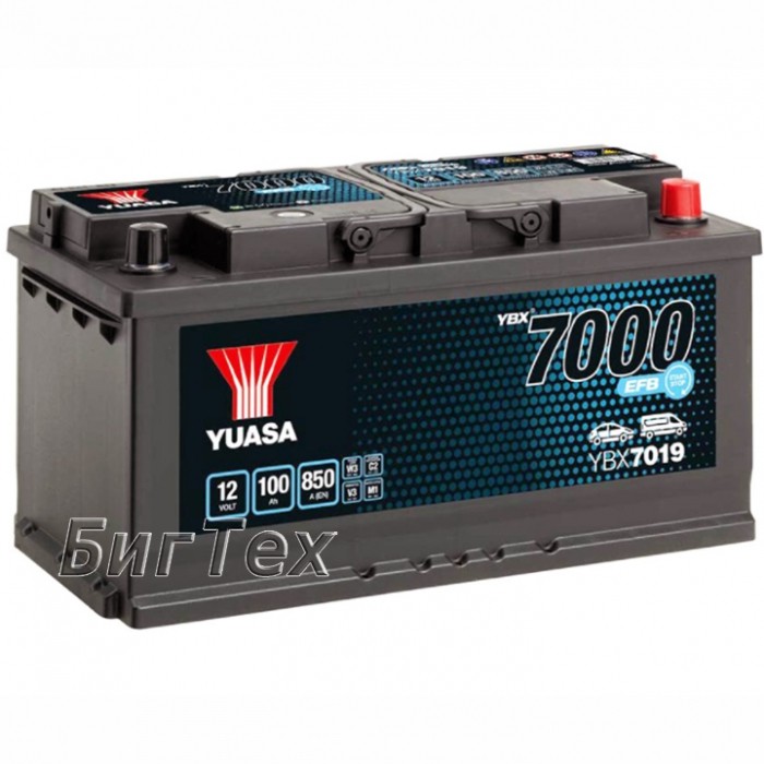 Аккумулятор автомобильный YUASA YBX7019 EFB...