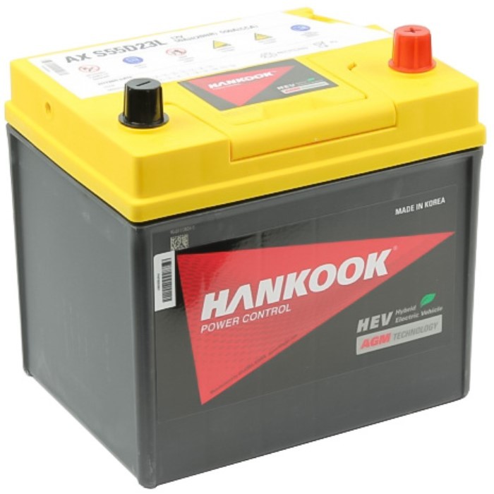 Аккумулятор автомобильный HANKOOK AGM S55D23L...