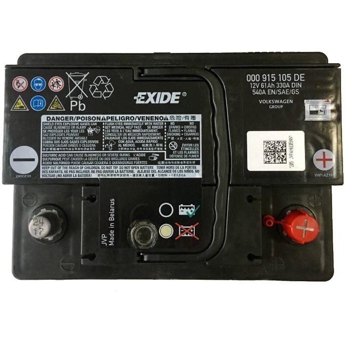 Аккумулятор штатный OEM VAG 000915105DE 61А.ч....