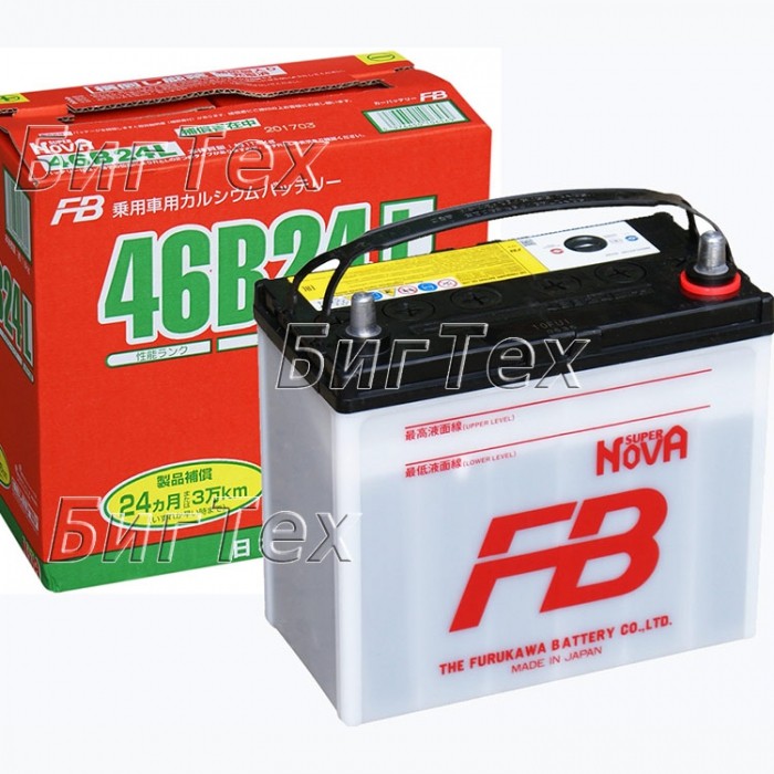 Аккумулятор автомобильный FB Super Nova 46B24L...