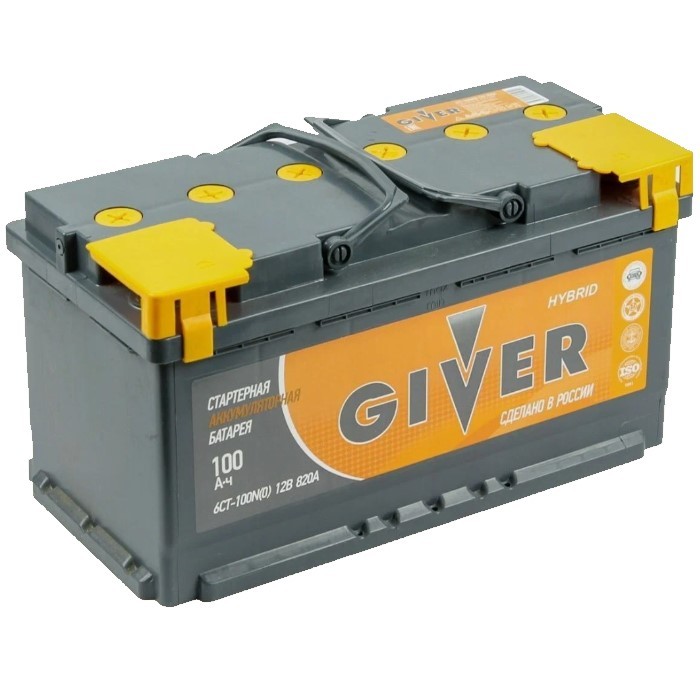 Аккумулятор автомобильный GIVER HYBRID 100 Aч...