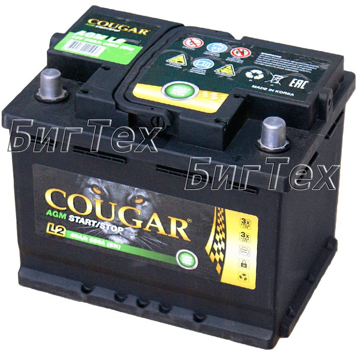 Аккумулятор автомобильный Cougar AGM Start-Stop...