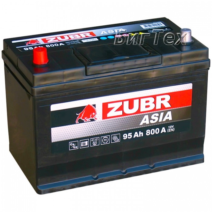 Аккумулятор автомобильный ZUBR ASIA ZSA951 95 Ач