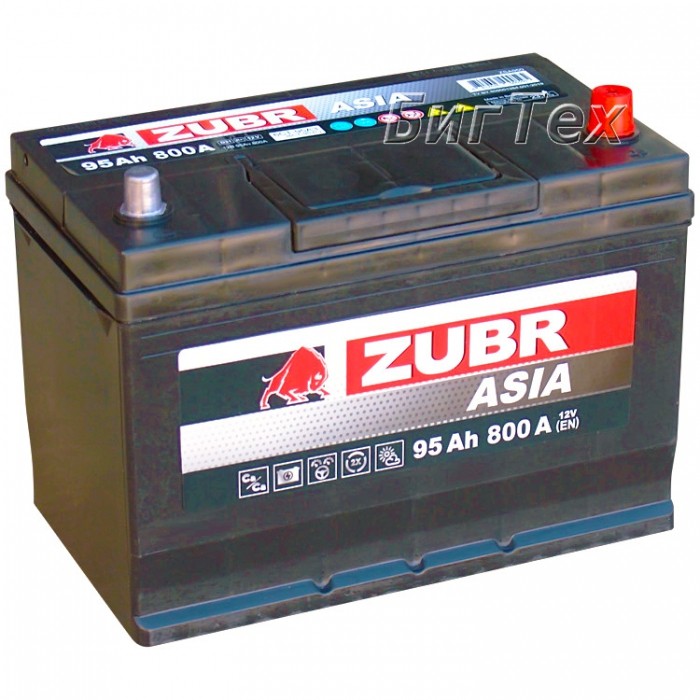 Аккумулятор автомобильный ZUBR ASIA ZSA950 95 Ач